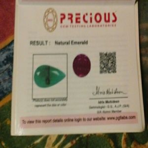 3.04ct PTGL CERTIFIED Columbian emerald